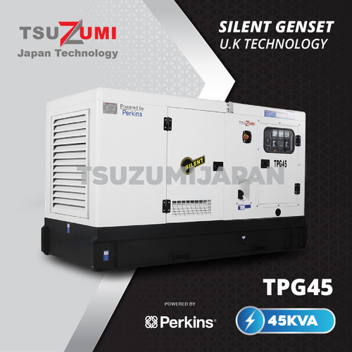 Genset TPG 45 KVA Perkins Tsuzumi Japan Stamford Original