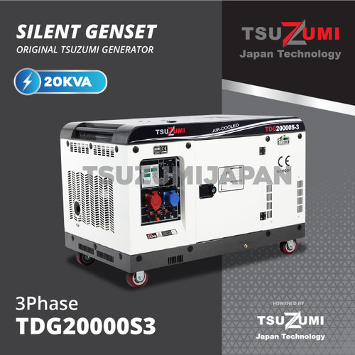 Genset Silent 20 KVA 3 Phase TDG 20000S-3