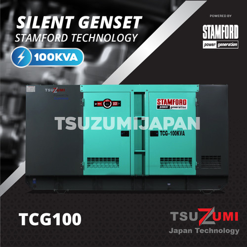 Genset Silent TCG 100 KVA Cummins Altenator Stamford