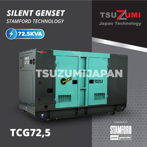 Genset Silent TCG 72,5 KVA Cummins - Alternator Stamford Ori