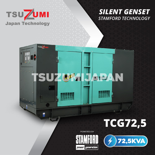 Genset Silent TCG 72,5 KVA Alternator Stamford Ori