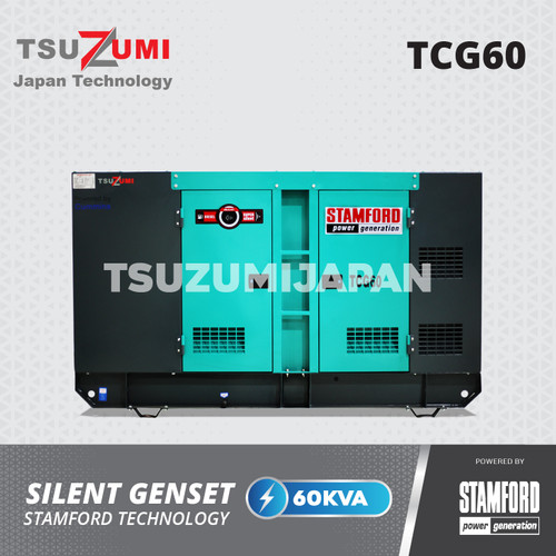 Genset Silent TCG 60 KVA Cummins - Sertifikat Stamford