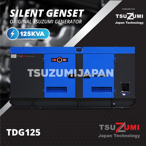 Genset Silent 125 KVA Tsuzumi