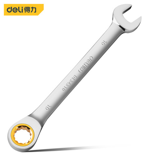 Deli Kunci Ring Pas Combination Wrench Spanner Berbagai Ukuran DL343XX