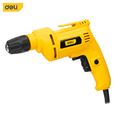 Deli Electric Drill / Mesin Bor Listrik Untuk Tembok Beton 10MM 500W