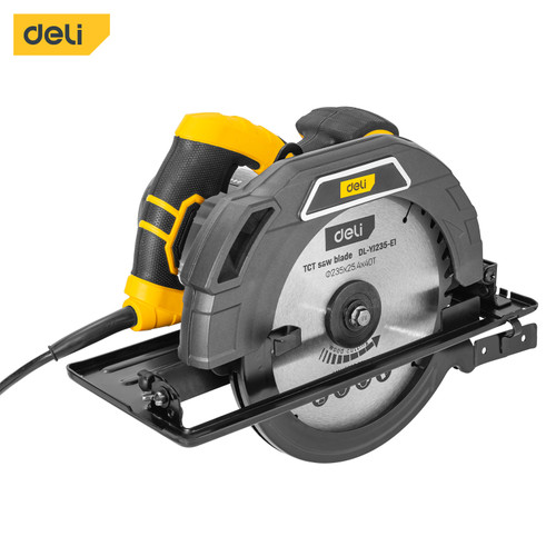 Deli Circular Saw / Mesin Gergaji Potong Kayu 235mm 2200W EDL-YJ235-E1