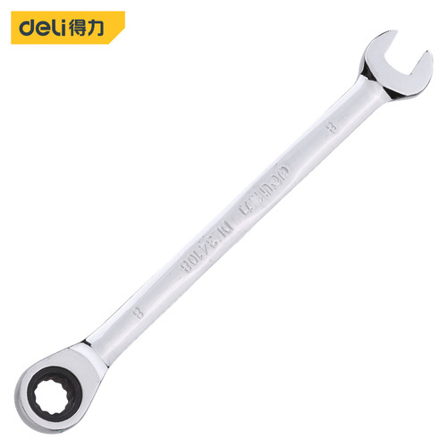 Deli Ratchet Wrench / Kunci Ring Pas Bolak Balik 8/10/12/14mm DL341XX