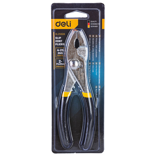 Deli Slip Joint Pliers / Tang Mini 6/8/10 Inch Baja Perkakas EDL255XX