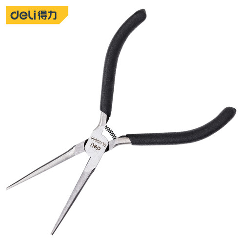 Deli Mini Pliers / Tang Lancip Mini 6 Inch Baja Karbon Kuat DL103006