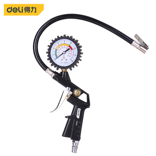 Deli Tire Pressure Gauge / Alat Pengukur Tekanan Angin 220psi DL8530