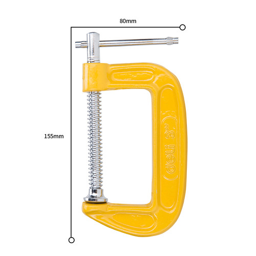 Deli GClamp / Klem Penjempit C 3 Ukuran Mudah Diputar Perkakas DL-G20X