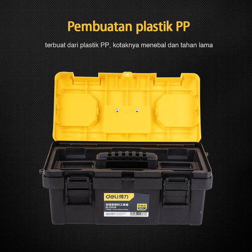 Deli Toolbox / Kotak Perkakas 17 inch PP Material Tahan lama DL-TC270