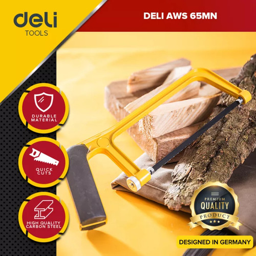 Deli Mini Saws / Gergaji Mini 6inch Pegangan Alumunium Perkakas DL6007