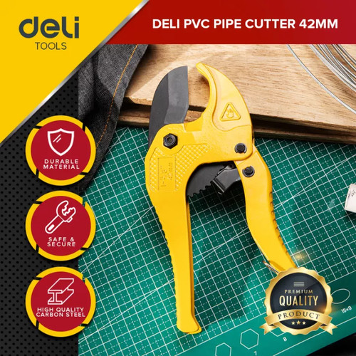 Deli Pipe Cutter / Gunting Pipa 42mm Alumunium+Baja Perkakas DL350042