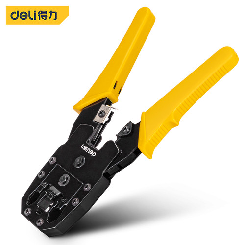 Deli Ethernet Crimper / Tang Crimping 3in1 4P 6P 8P RJ45 RJ11 DL2468