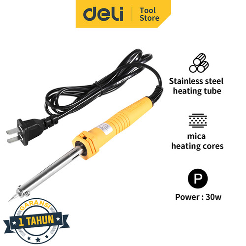 Deli Soldering Iron / Solder Listrik 30W/60W Alat Perkakas DL88X0