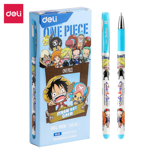 Deli Gel Pen / Pulpen Gel One Piece 0.5mm Nyaman Digenggam CG13