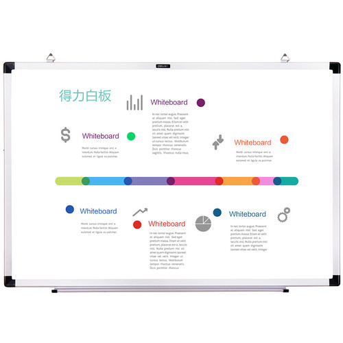 Deli Magnetic White Board / Papan Tulis Magnet Kualitas Tinggi 785X