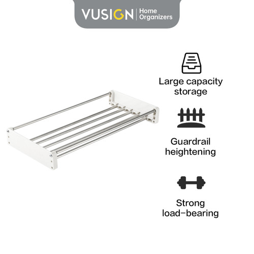 Vusign Seasoning Rack / Rak Tempat Bumbu Dapur 1 / 2 Susun VS7XX-SL