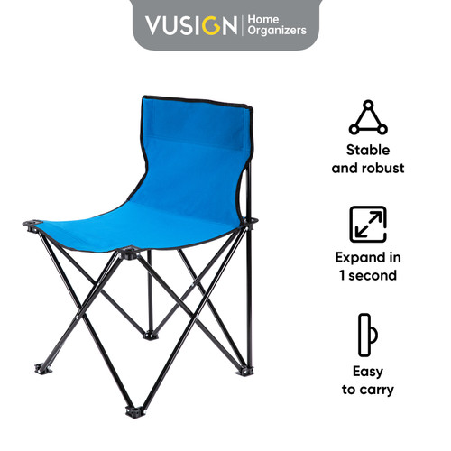 Vusign Folding Chair / Kursi Lipat Outdoor Camping Portable VS90X