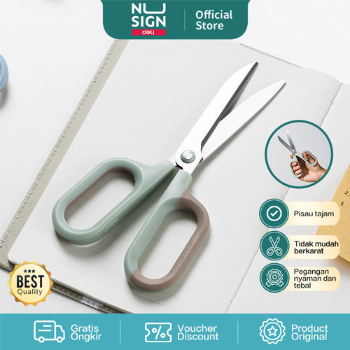 Deli Nusign Scissors / Gunting Desain Elegan Pisau Tajam ENS055