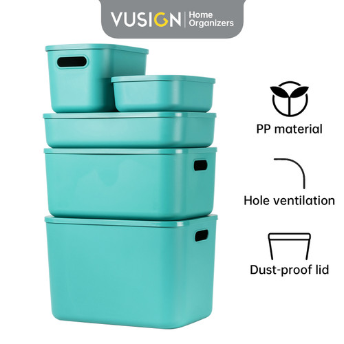 Deli Vusign Storage Box / Kotak Organizer Bahan Plastik Tebal VS4XX