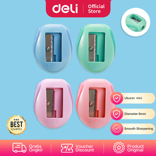 Deli School Pencil Sharpener / Serutan Pencil Kayu Edisi Miyou EH550