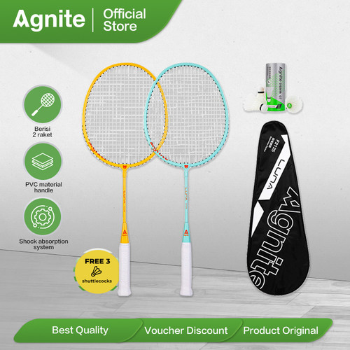 Deli Agnite Children Badminton Racket / Raket Bulu Tangkis Anak F2125