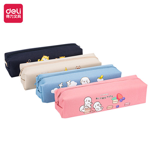 Deli Pencil Pouch Tempat Pensil 21x5x5cm Design Menarik 67102