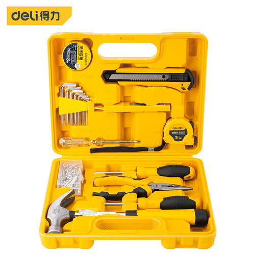 Deli Household Tool Kit / Set Perkakas Rumah 18Pcs Multifungsi DL1018J