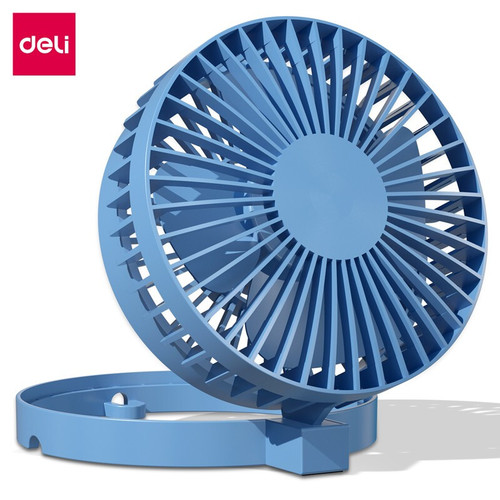 Deli Foldable Fan/Kipas Angin Bisa Dilipat 0.36A 1.8W Kabel 1.2M 85809