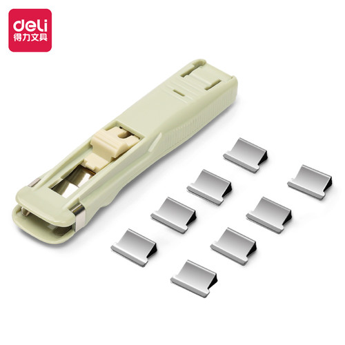 Deli Fastener / Binder Clip Otomatis Gratis 8 Buah Clip 8591A