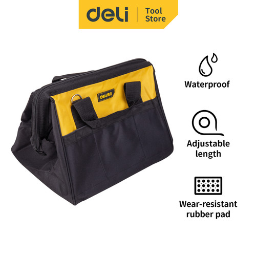 Deli Tool Bags/Tas Perkakas 16inch Bahan Kain Oxford Multifungsi DL-P2