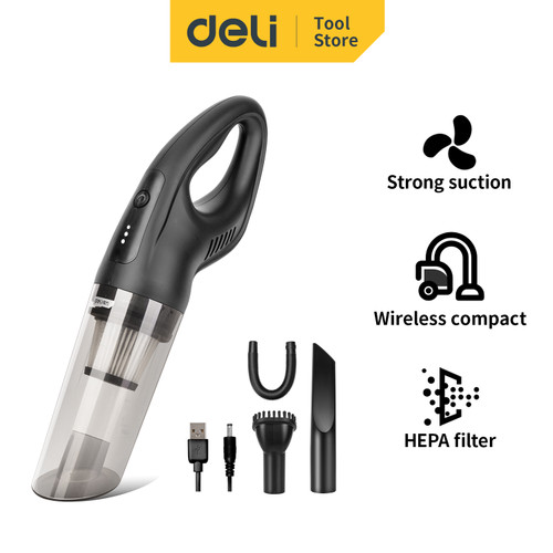 Deli Vacuum Cleaner / Penyedot Debu 55W Portable DL8080