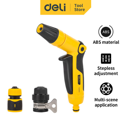 Deli Spray Gun /Pistol Semprot Air Tekanan Tinggi 3in1 ABS DL8083