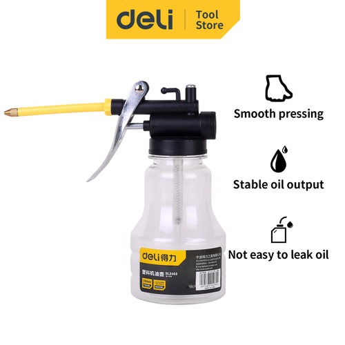 Deli Oil Gun / Penyemprot Minyak 250ml Metal+Plastik DL2402