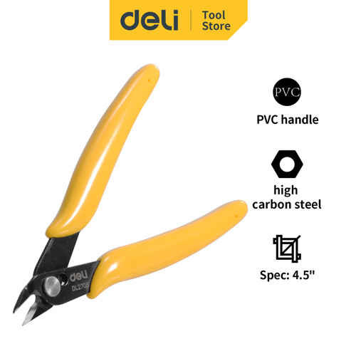 Deli Cutting Pliers/Tang Potong Kawat Tang Mini 4.5inch DL2705