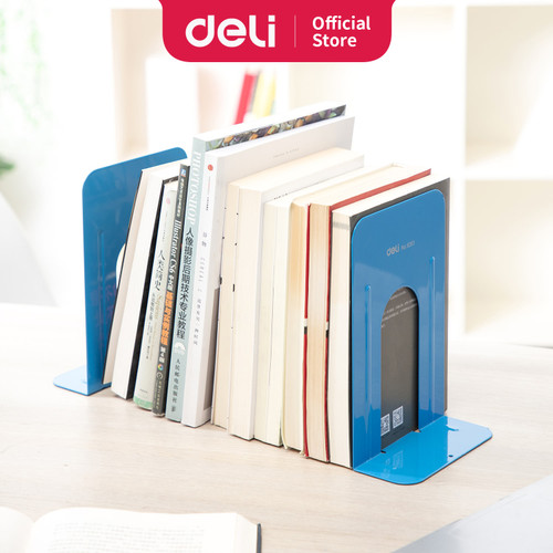 Deli E9263 Book End/Penahan Buku-Metal Book End 228mm