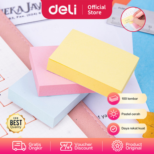 Deli EA01103 Memo tempel - Sticky Notes 38×51mm 1.5''×2'' 100 Sheet