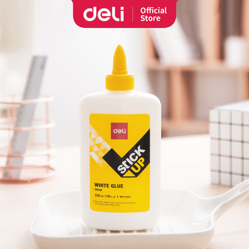 Deli E39448 Liquid Glue/Lem Cair - White Glue 230ml