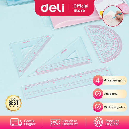 Deli 9596 School Ruler/Penggaris-