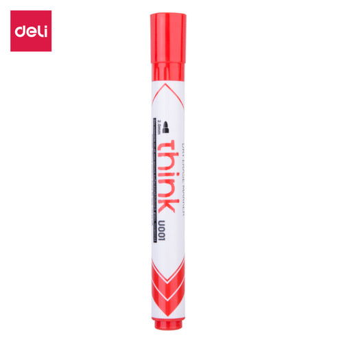 Deli EU00140 Dry Erase Marker/Spidol Whiteboard-Red