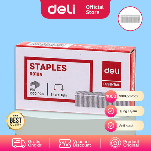 DELI - E0010N / Refill Staples / Peralatan Sekolah Kantor Murah Awet