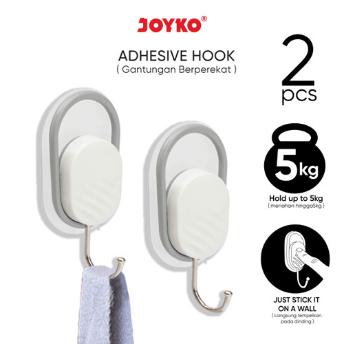 Gantungan Adhesive Hook Tempel Dinding Kait Perekat Joyko ADHK-3110