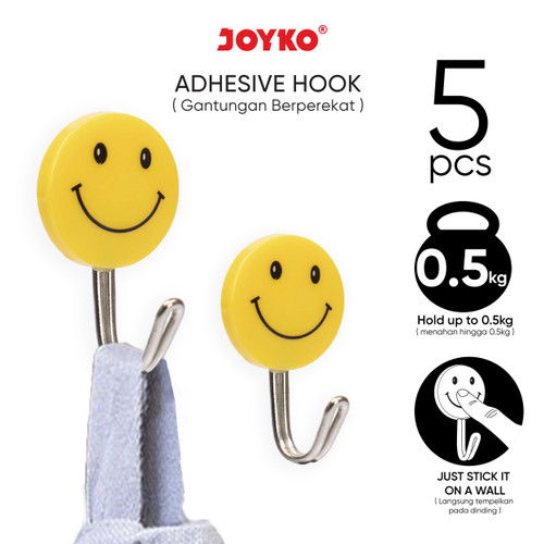 Gantungan Adhesive Hook Tempel Dinding Kait Perekat Joyko ADHK-3090