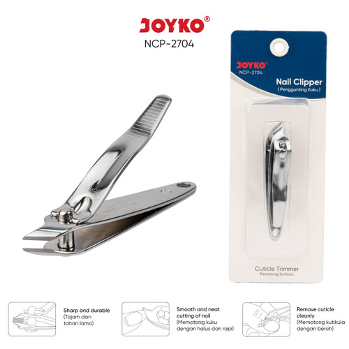 Gunting Kuku Nail Clipper Joyko NCP-2704 Cuticle Trimmer