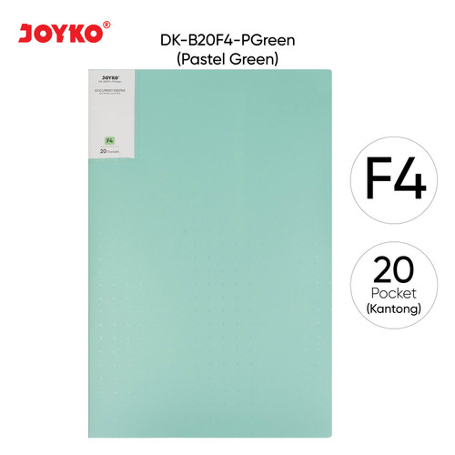 Document Keeper Clear Holder Map File Dokumen Folder Joyko F4 Pastel