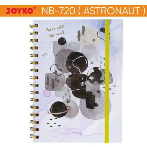 Buku Tulis Catatan Bergaris Spiral Ruled Notebook Joyko NB-720 A5