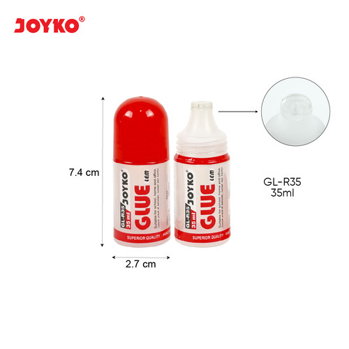 Liquid Glue Lem Kertas Cair Joyko GL-R35 ~ R125