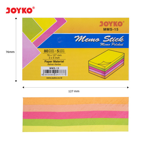 Memo Stick Sticky Note Kertas Memo Memo Tempel Joyko MMS-15